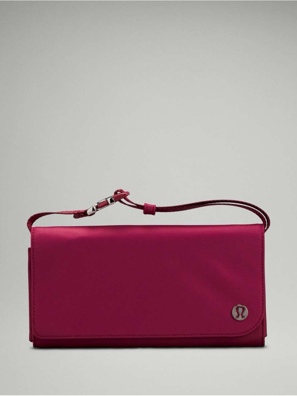 lululemon athletica Magenta Convertible Wristlet Clutch